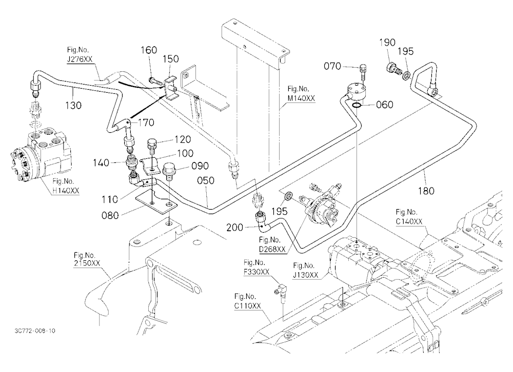 Hydraulic Oil Line (Steering/Pto) [New]