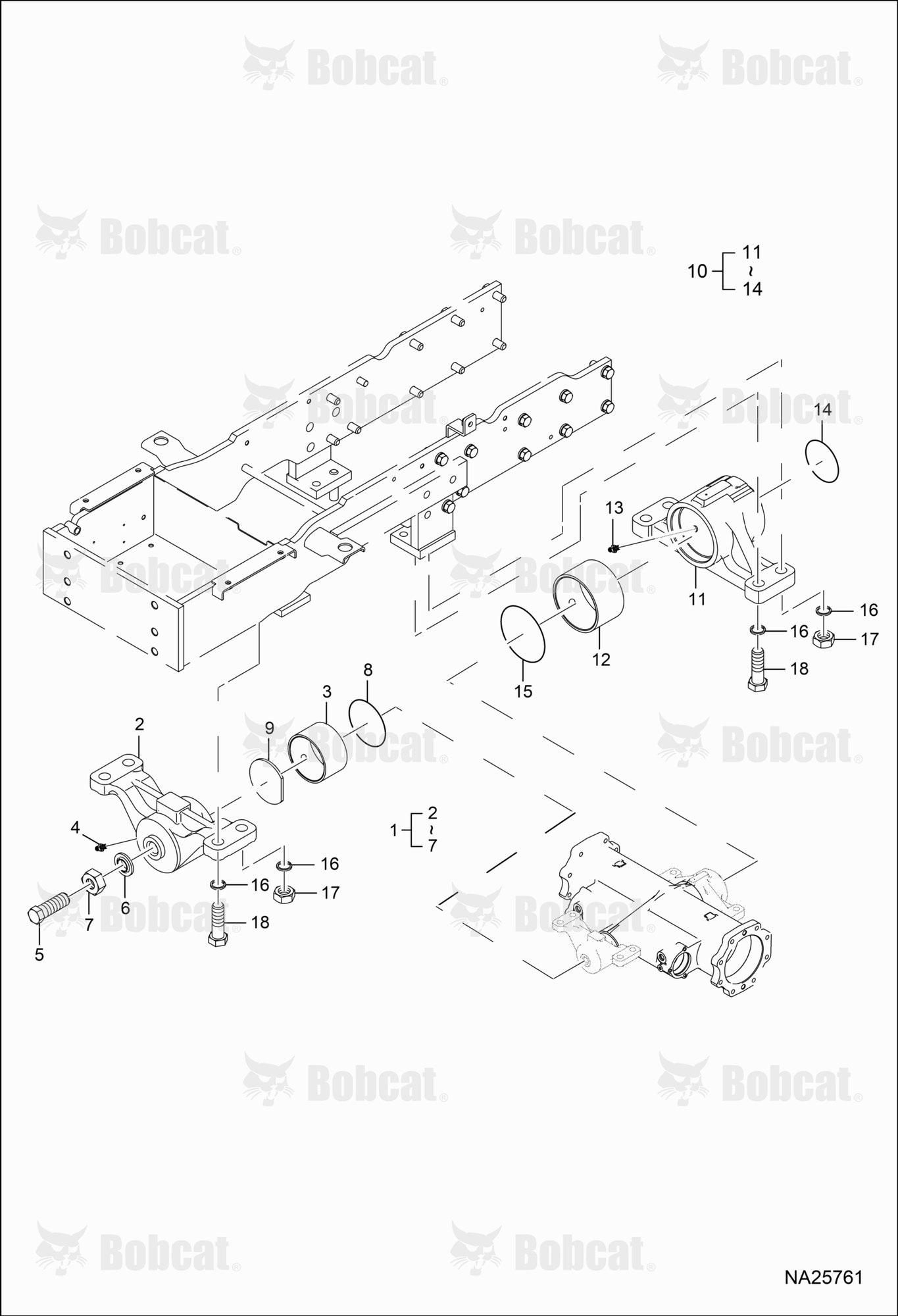 Front Axle Bracket Group
