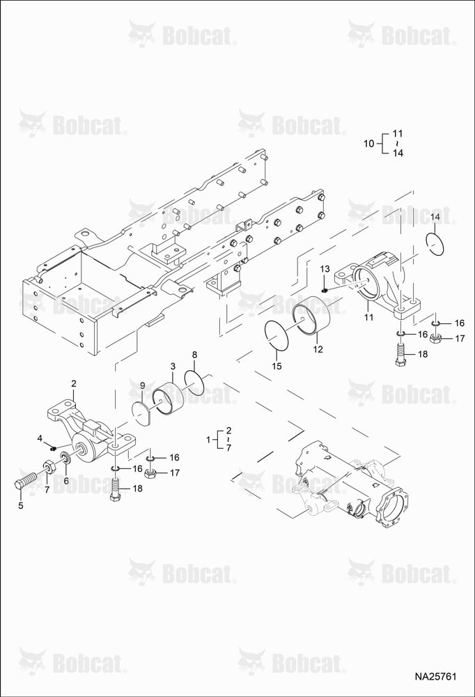 Front Axle Bracket Group