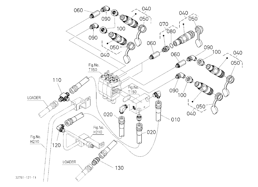 Auxiliary Control Valve Coupler (3Rd) (W/G.No.L955