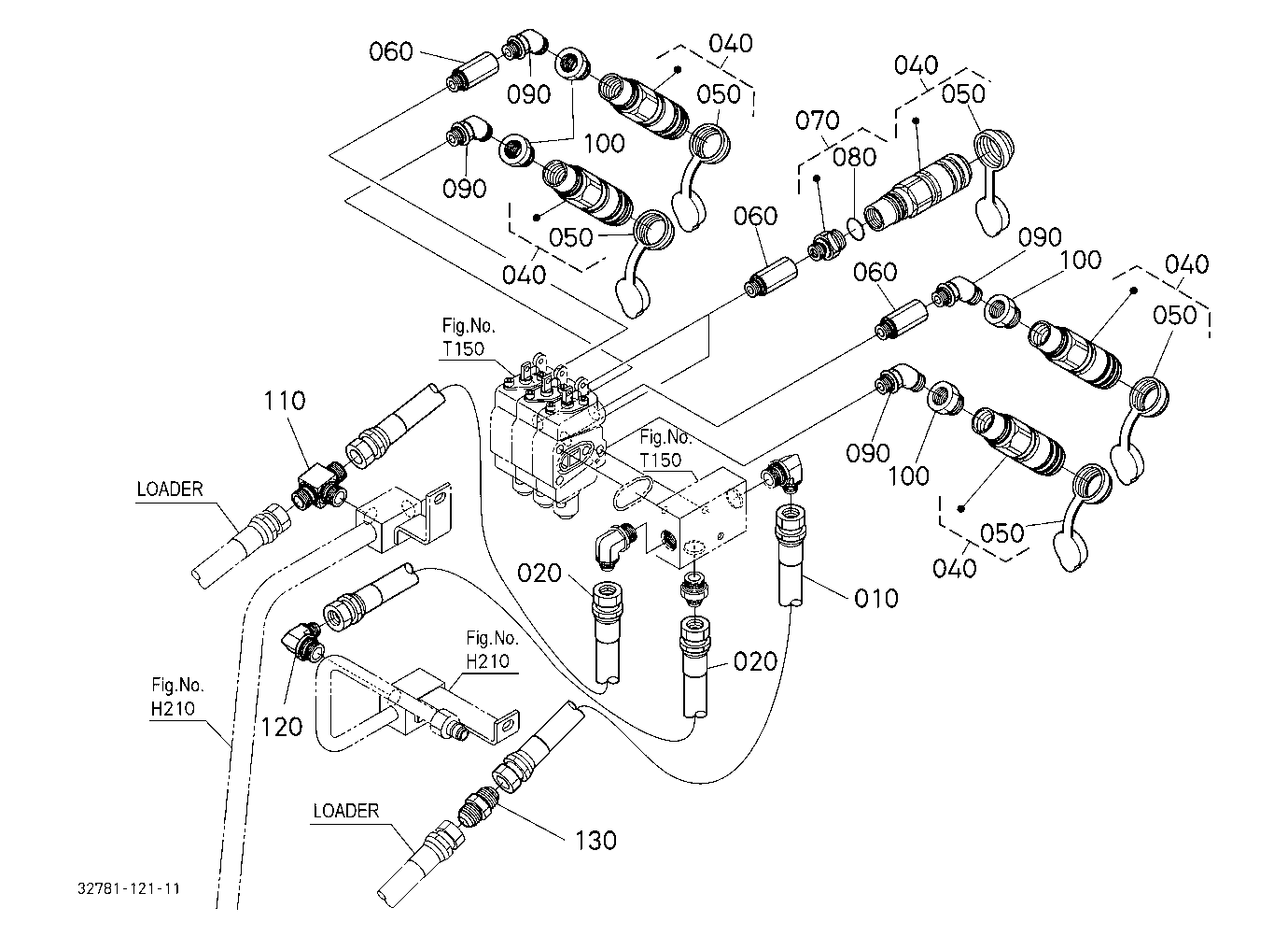 Auxiliary Control Valve Coupler (3Rd) (W/G.No.L955