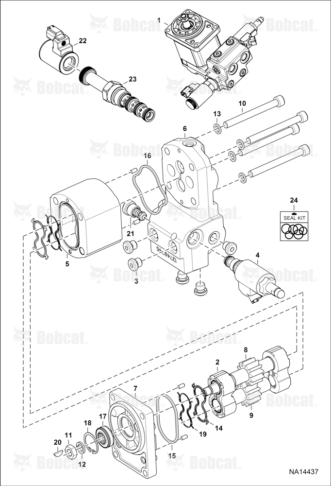 Fan Motor (Reversible)  B51211055 & Above