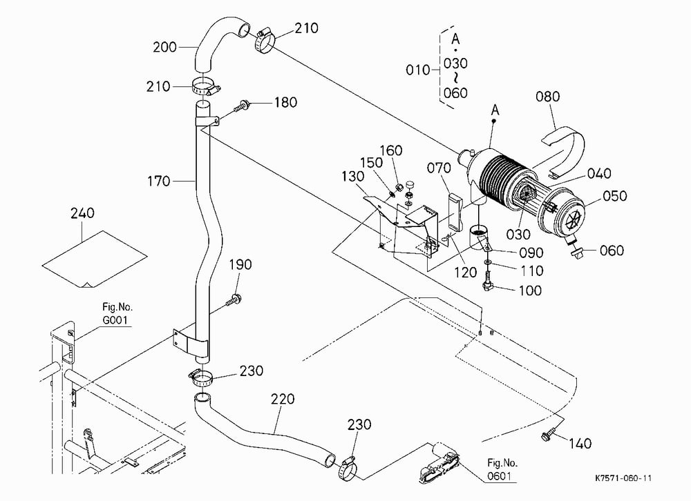 HIGH MOUNT AIR CLEANER KIT(CAB)[V4272] [RTV900G6/W