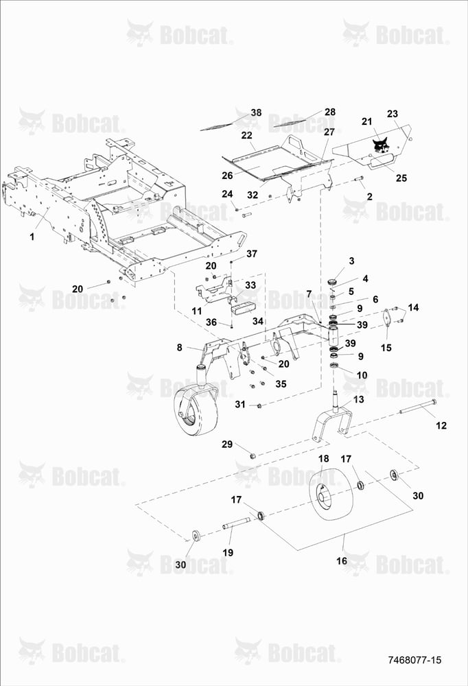 Footplate & Caster Assembly