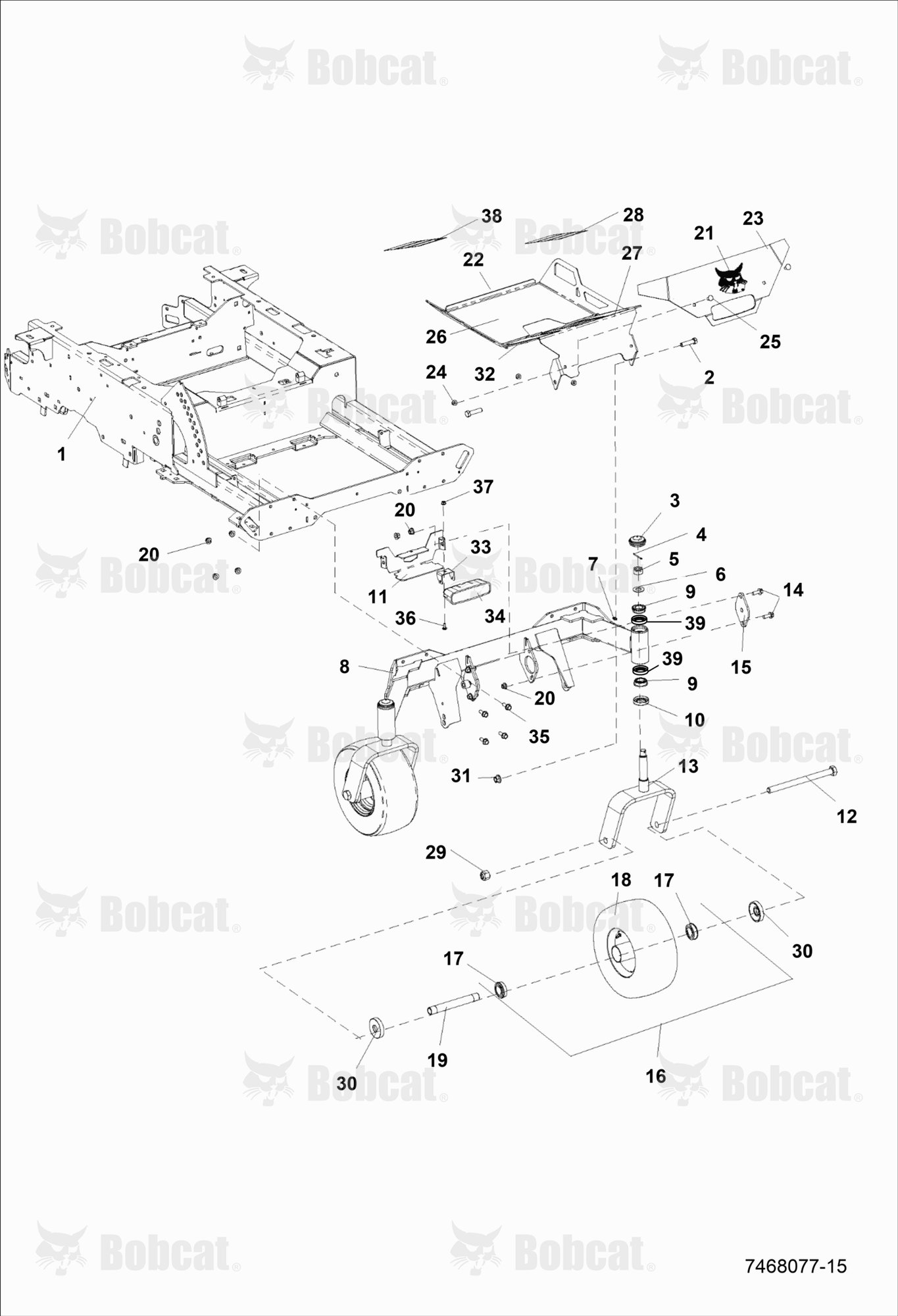 Footplate & Caster Assembly