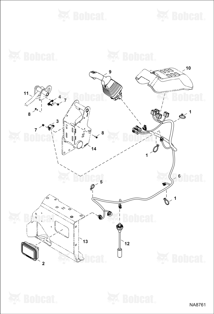 Controls Electrical (LH Console)  AB8B12001 & Above