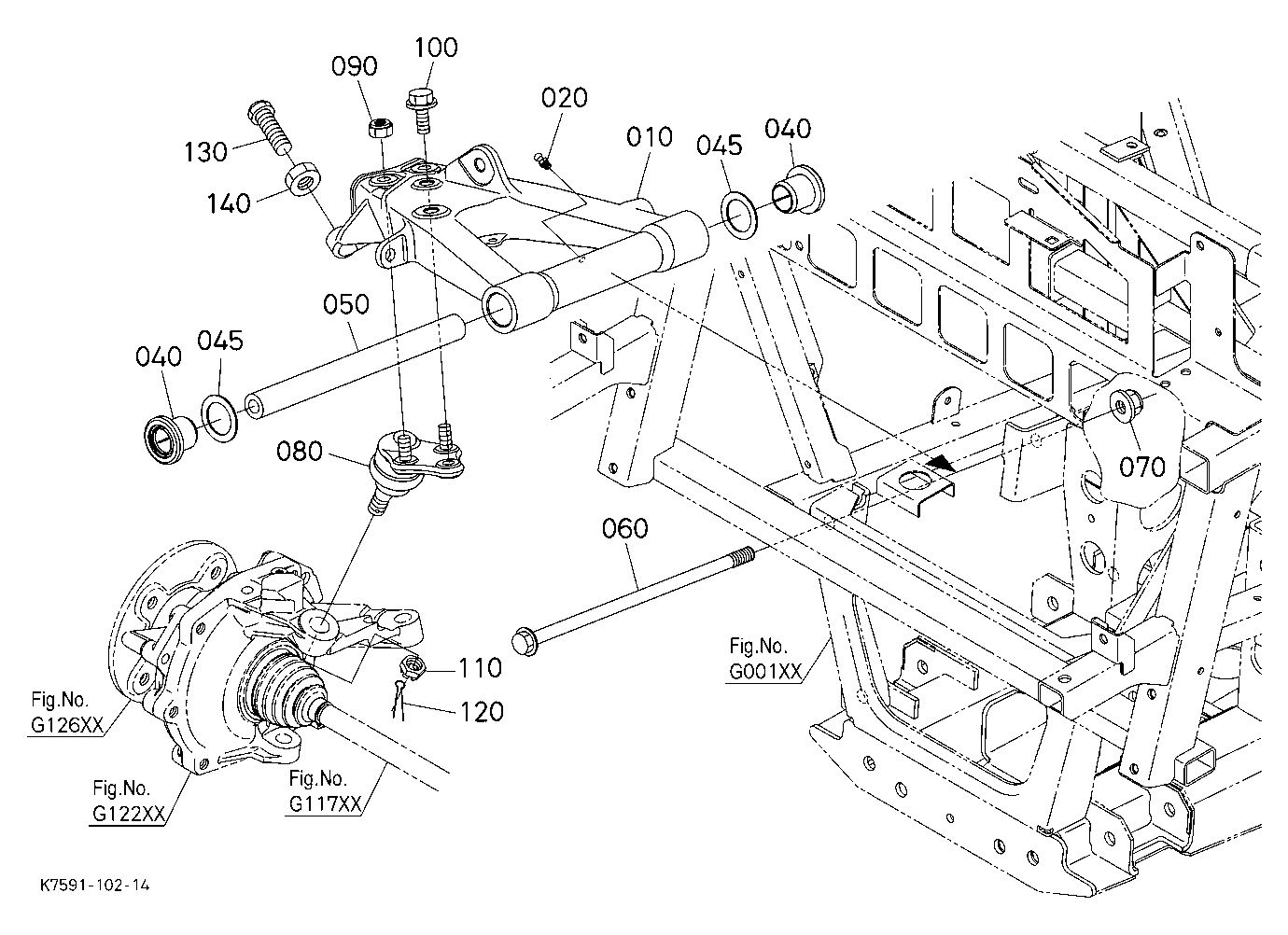 Front Suspension Arm (Right Upper)