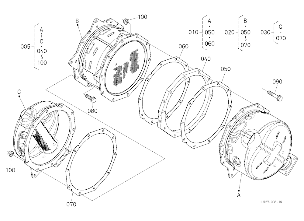 Diesel Particulate Filter Muffler [Component Parts