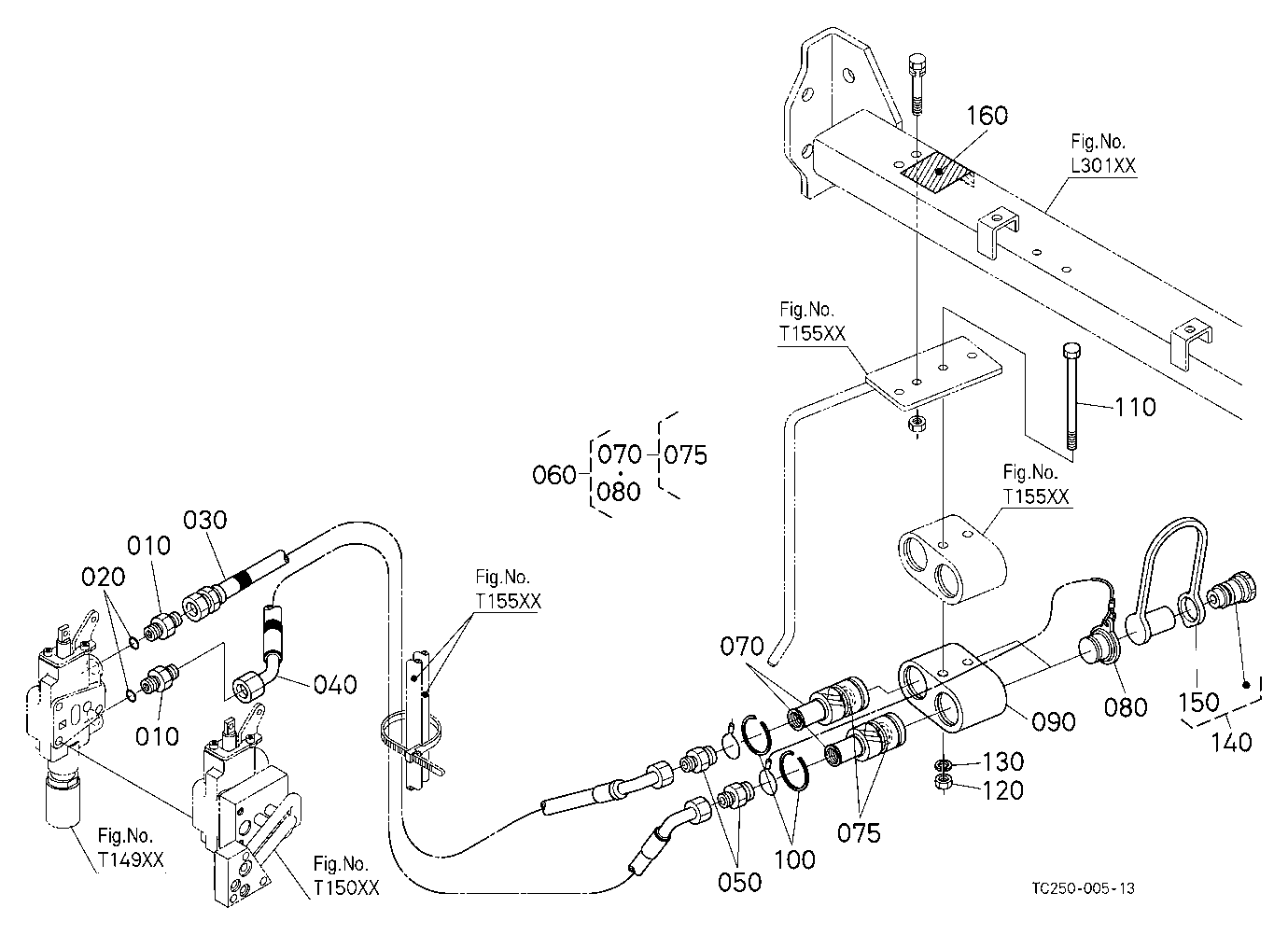 Auxiliary Control Valve Coupler (2Nd) (W/G No.Mx84