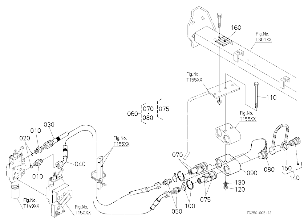 Auxiliary Control Valve Coupler (2Nd) (W/G No.Mx84