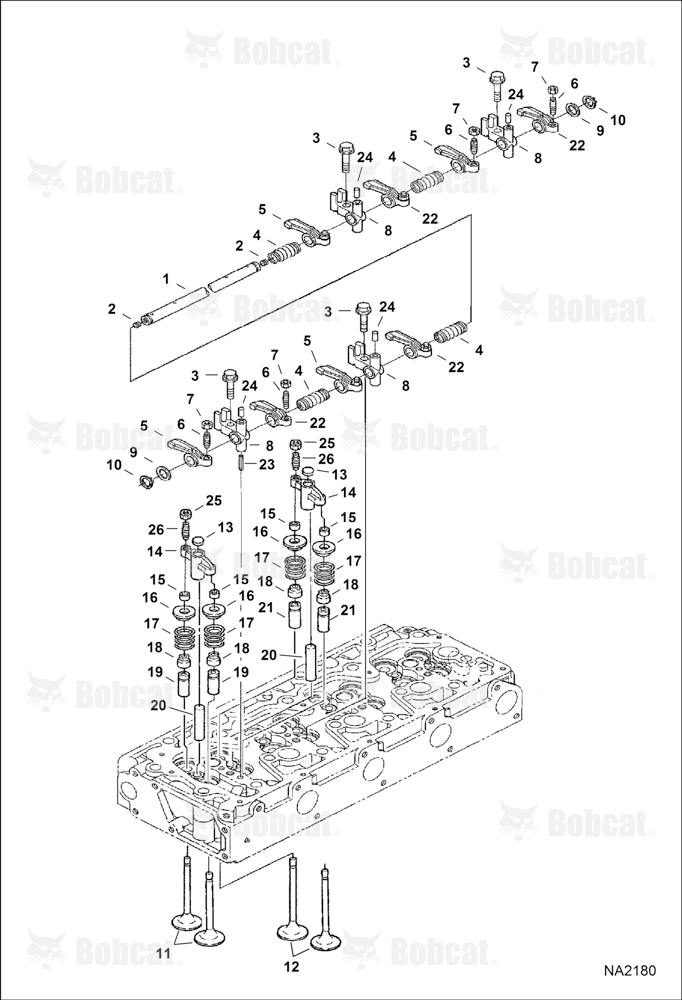 Valve & Rocker Arm (Kubota)