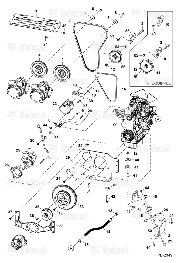 Engine & Attaching Parts (Engine Mounts)  523611001 & Above, 523711001 & Above