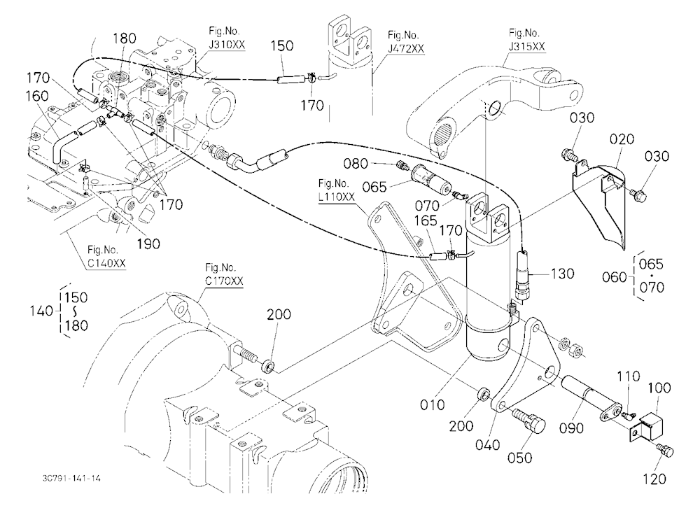3P-Lift Assist Cylinder Lh [Old]