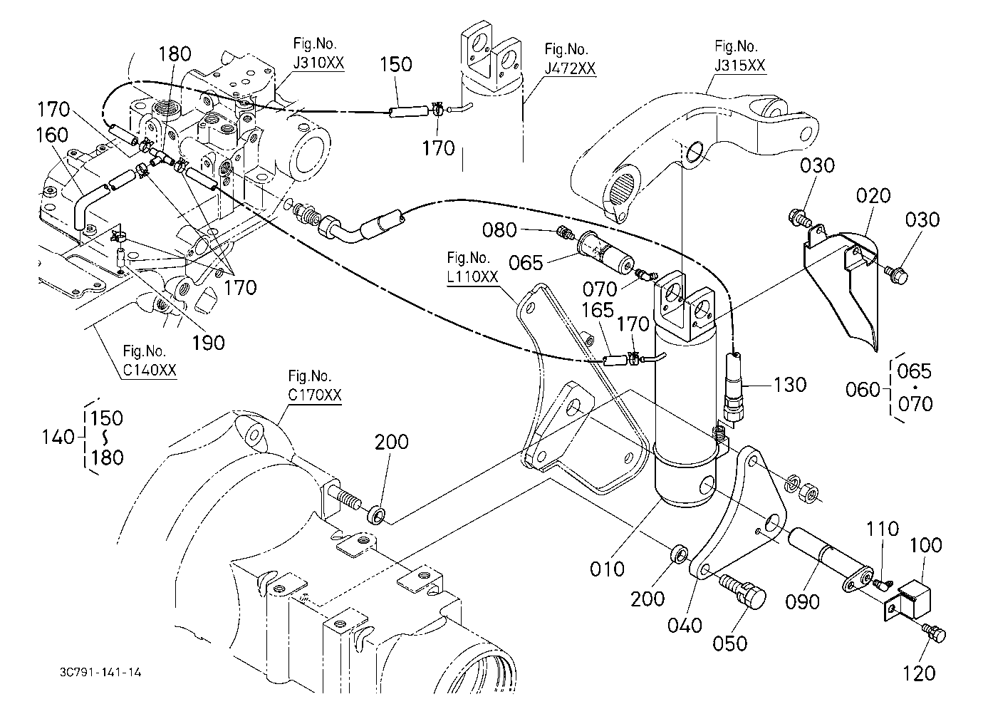 3P-Lift Assist Cylinder Lh [Old]