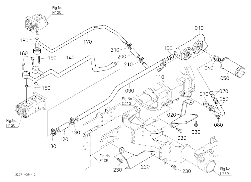 Hydraulic Oil Line(Suction)