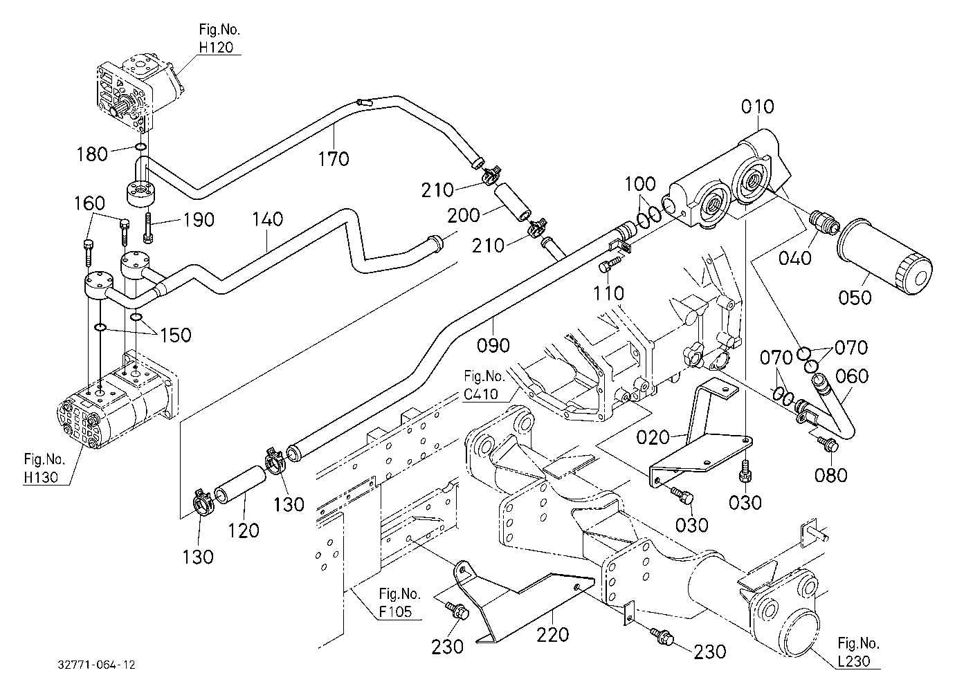 Hydraulic Oil Line(Suction)