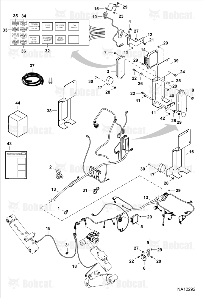 Frame Electrical Circuitry B41G11001 - B41G16000