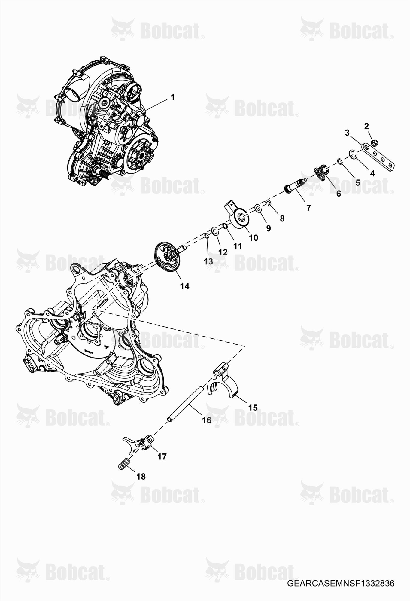 Drive TRAIN, Main Gearcase Shift Forks  AJNY11001 - AJNY19999