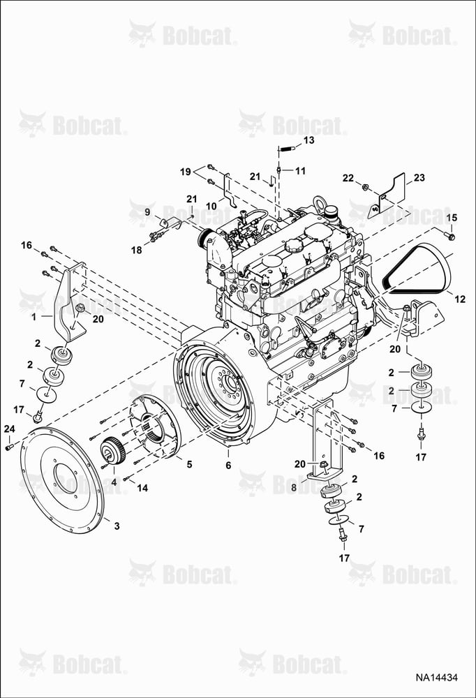 Engine & Attaching Parts (Engine Mounts)