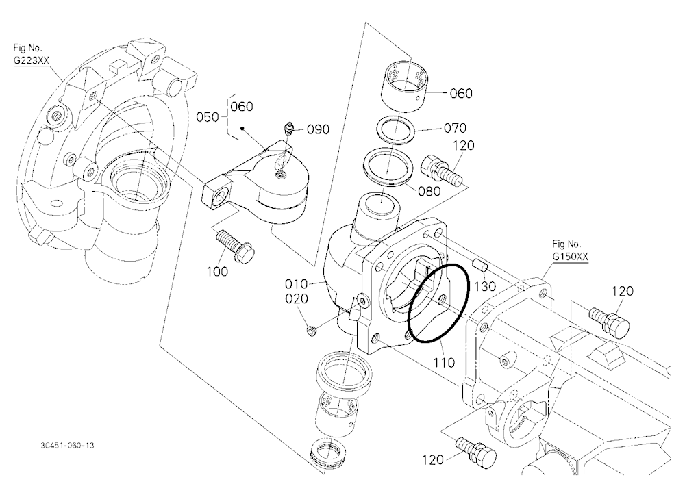 Bevel Gear Case Rh