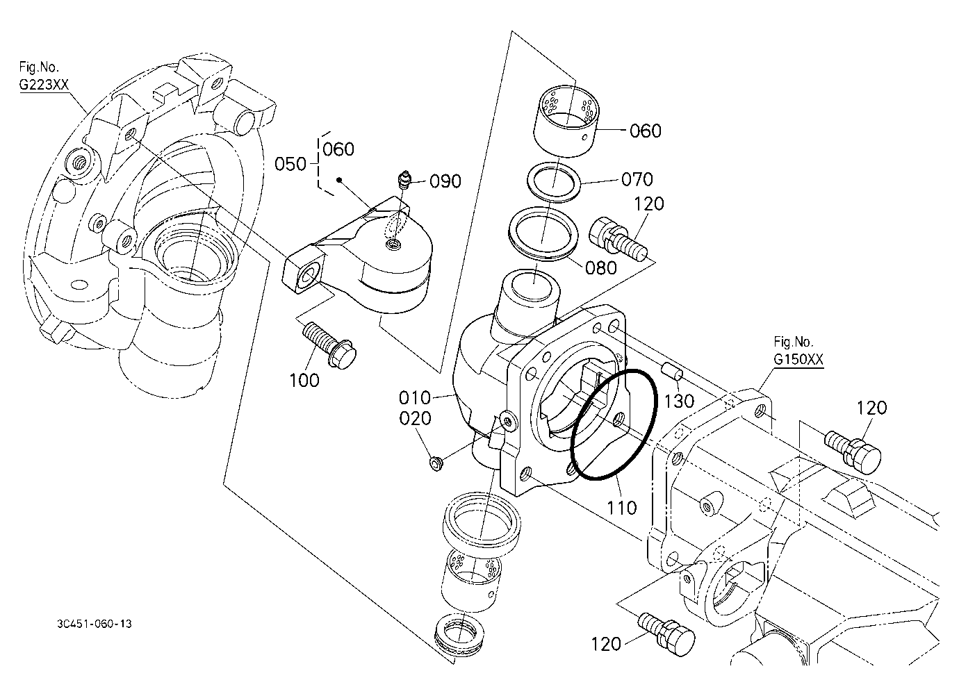 Bevel Gear Case Rh
