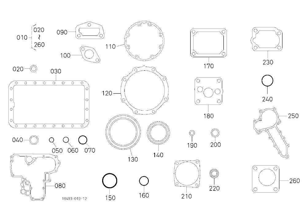 Lower Gasket Kit [New Type]