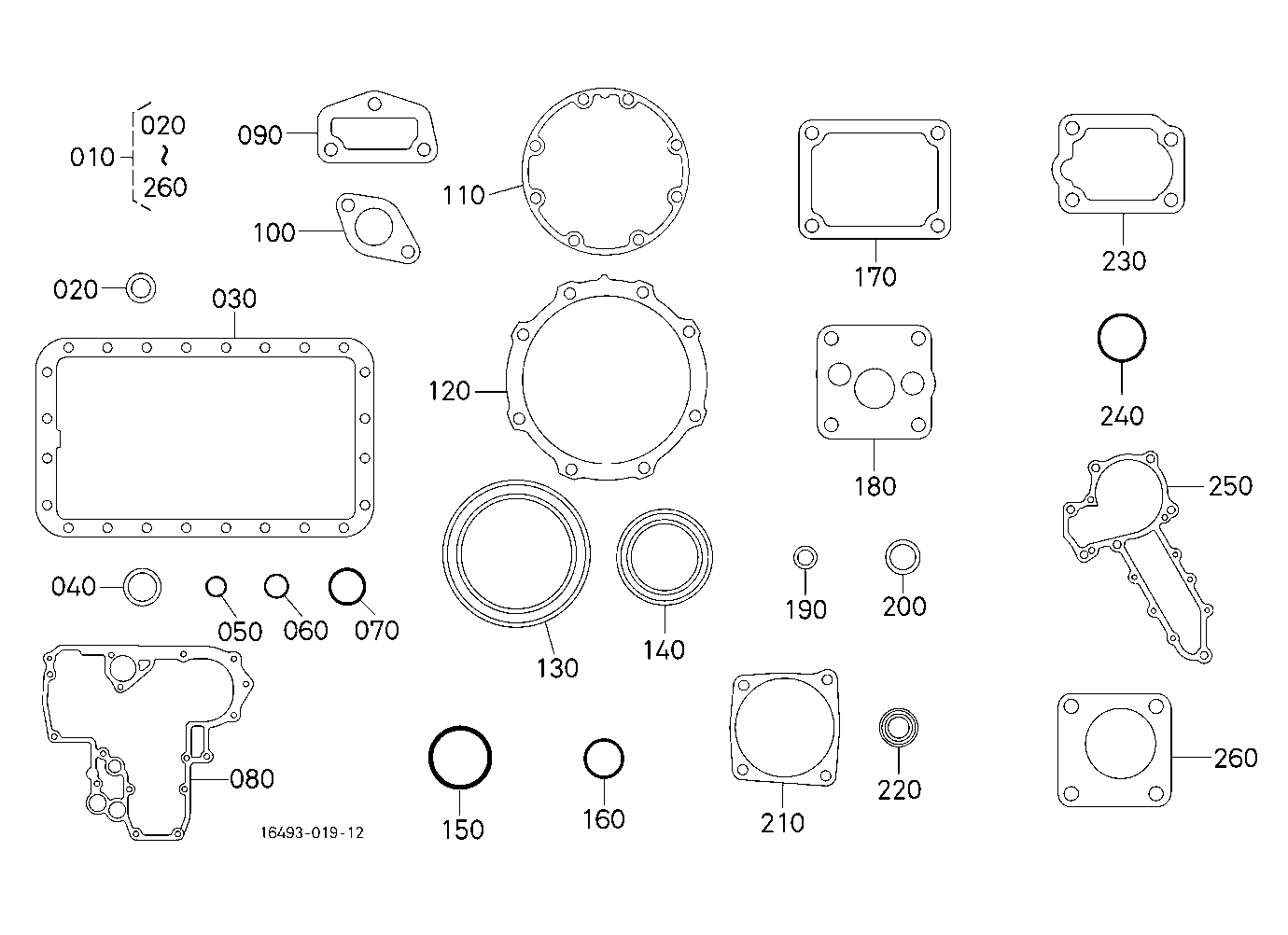 Lower Gasket Kit [New Type]