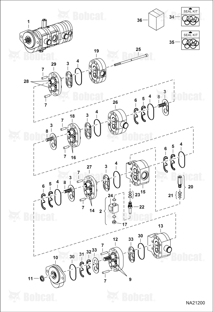 High Flow Hydraulics (Gear Pump) (Model 83092967)