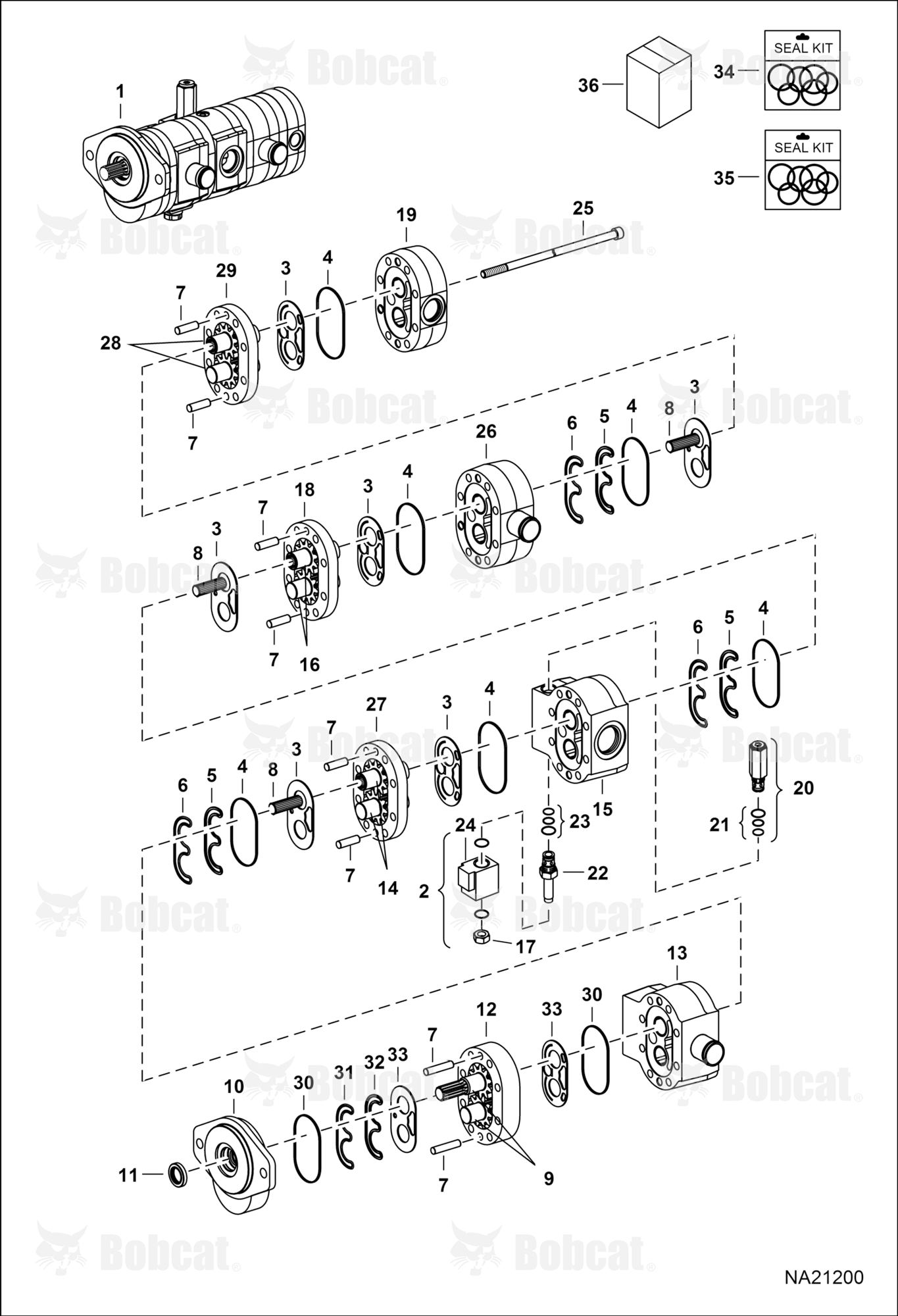 High Flow Hydraulics (Gear Pump) (Model 83092967)