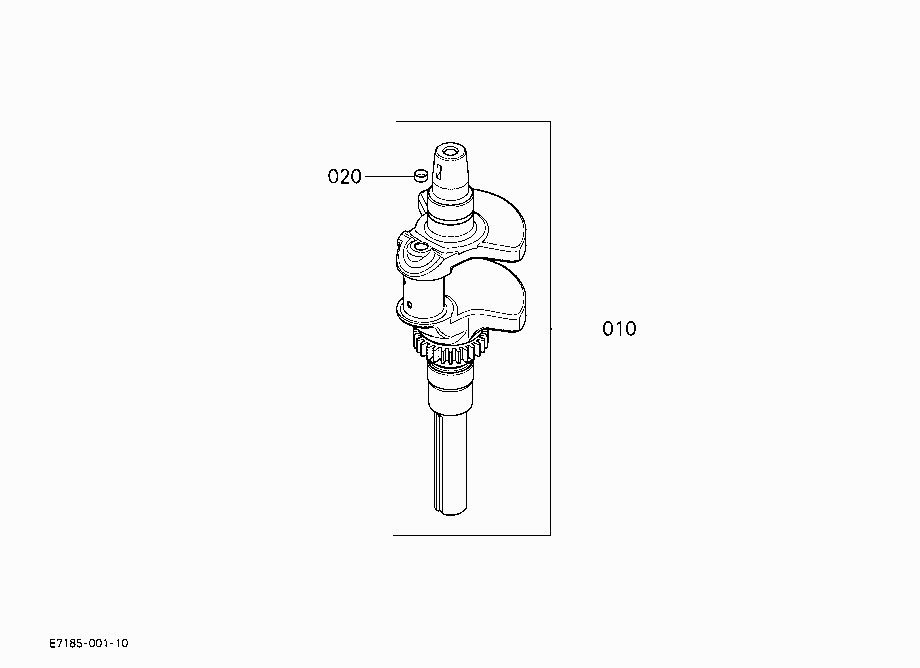 CRANKSHAFT (T2380A S.No.<=20953)