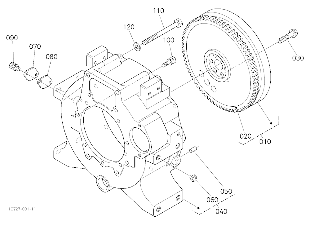 Flywheel [D1703-M-E2-Hst1]