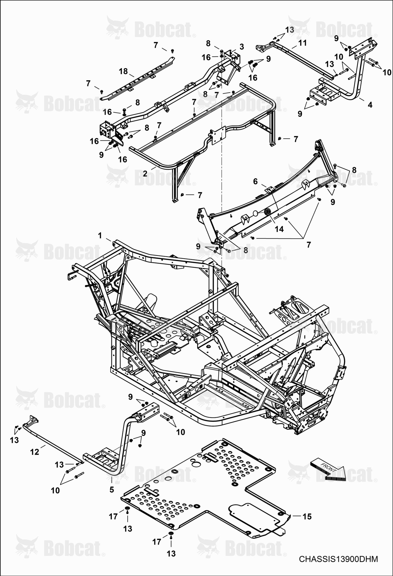 CHASSIS, Main Frame  AVW411001 - AVW419999
