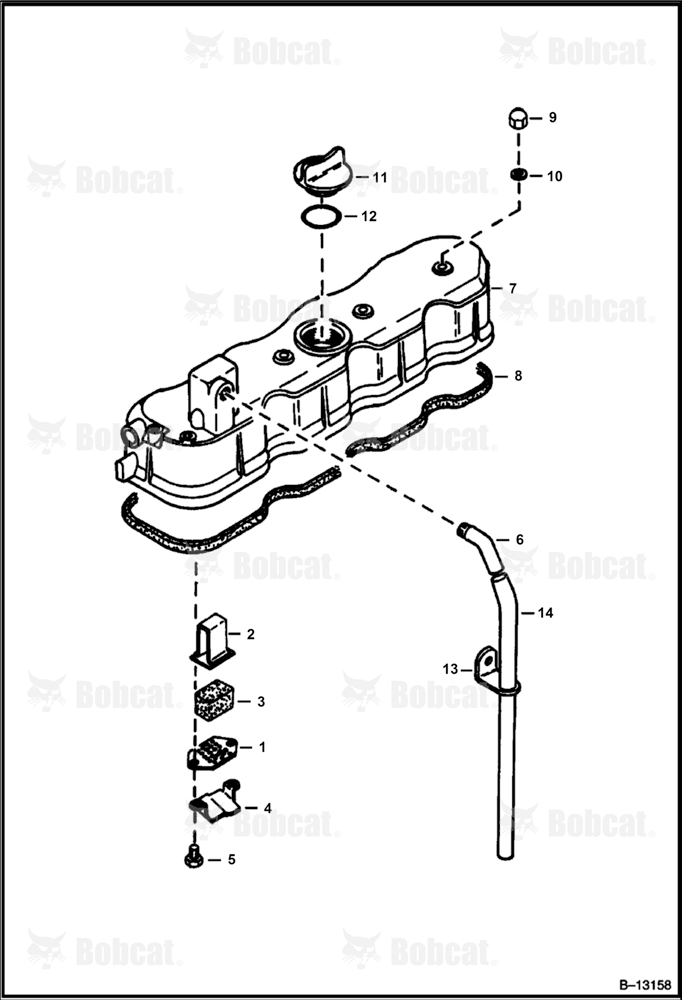 Rocker Arm Cover (Kubota - V2203)
