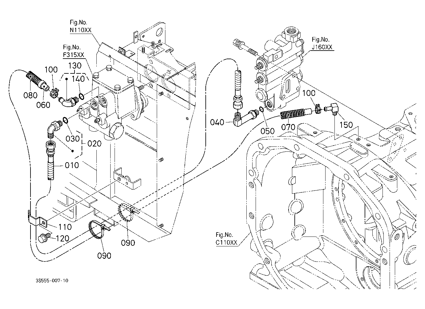 Brake Master Cylinder Pipe