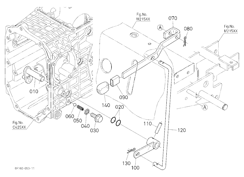 Front Wheel Drive Lever