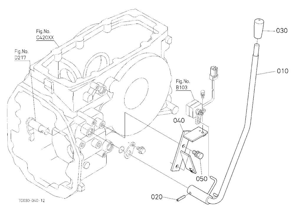 Range Gear Shift Lever
