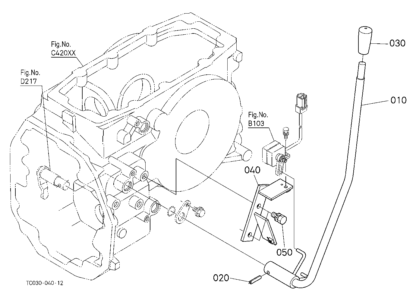 Range Gear Shift Lever