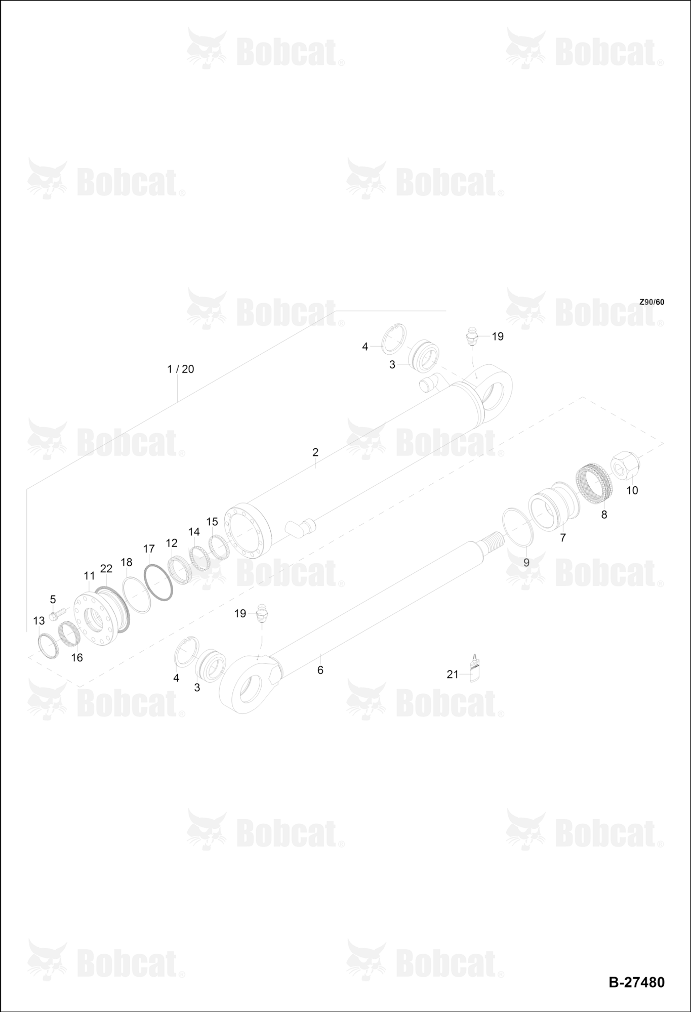 Hydraulic Cylinder - Bucket