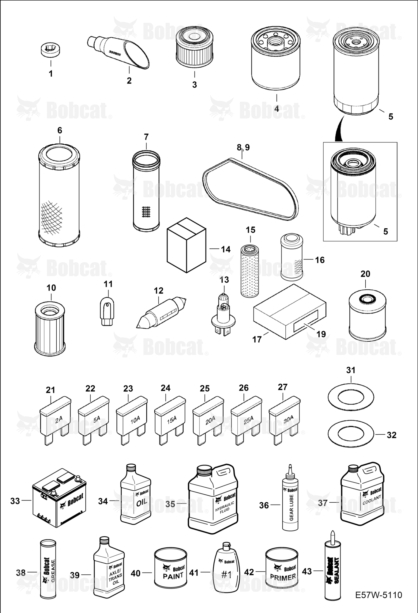 Maintenance Items (Service Parts)