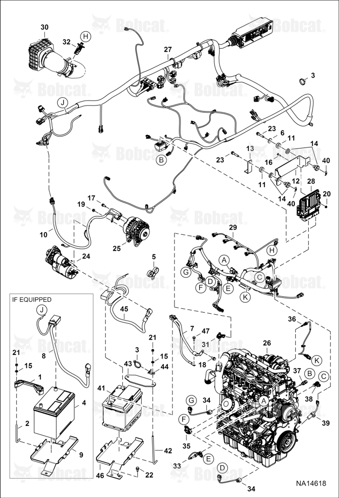 Engine Electrical Circuitry (Engine Sensors, Battery, ALT & Starter) B3GZ11413 & Above
