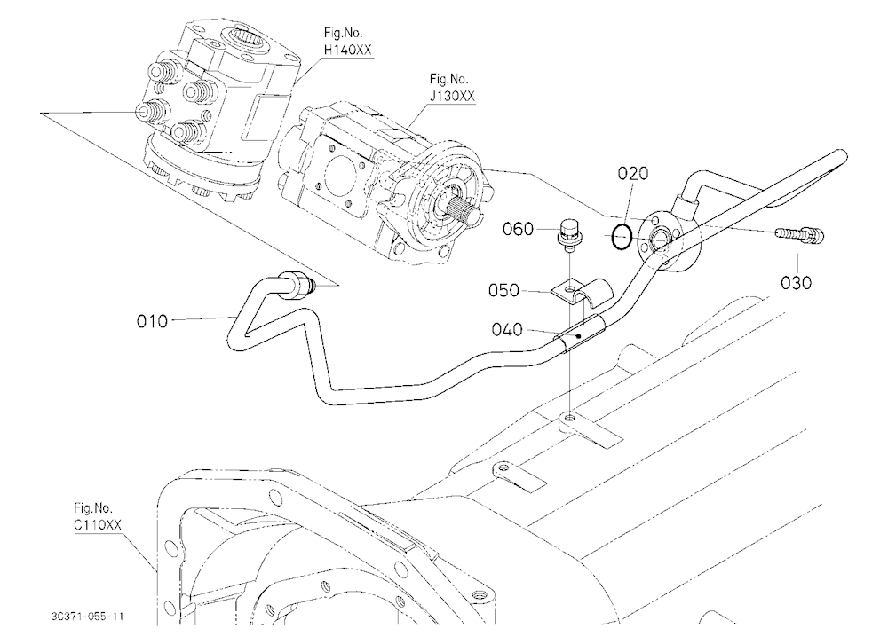 Hydraulic Oil Line (Steering/Controller)