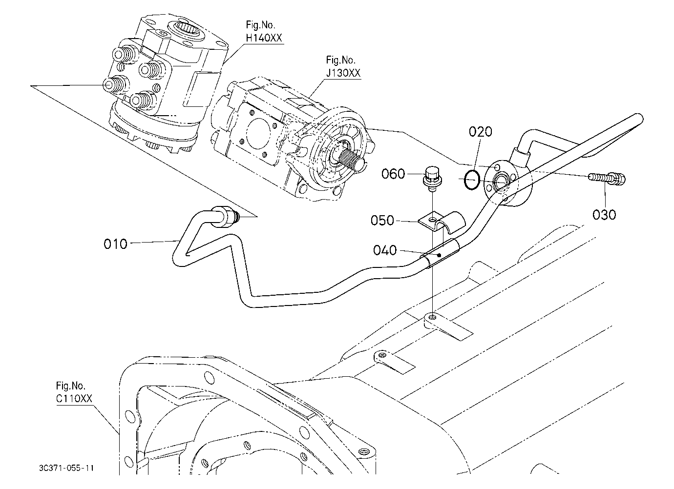 Hydraulic Oil Line (Steering/Controller)