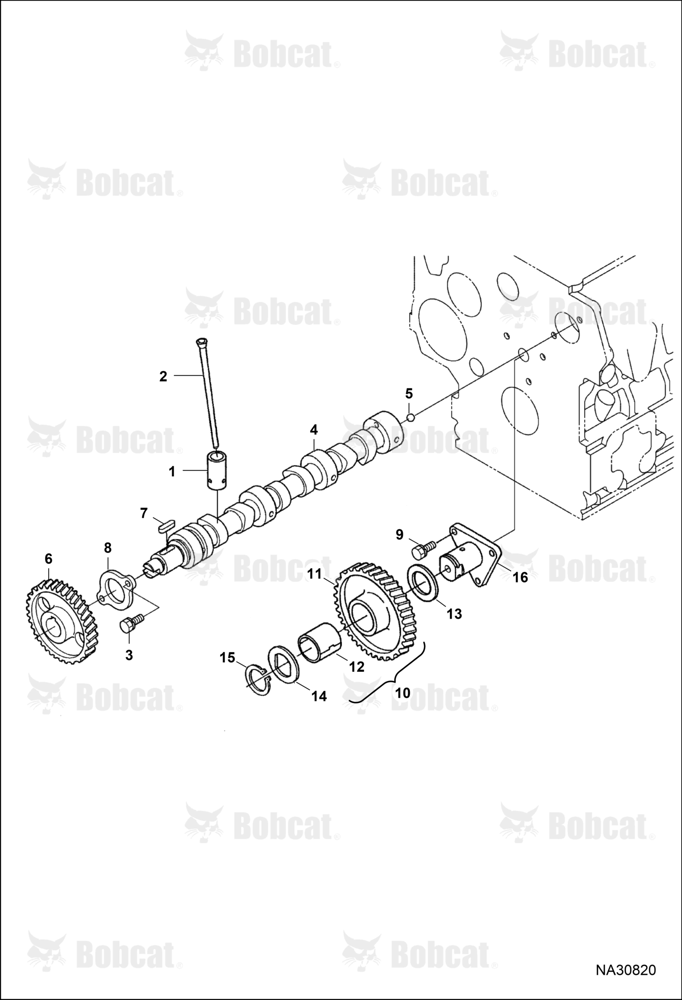 Camshaft & Idle Gear Shaft