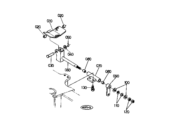 Control Pedal (Swivel/Swing Change 1)