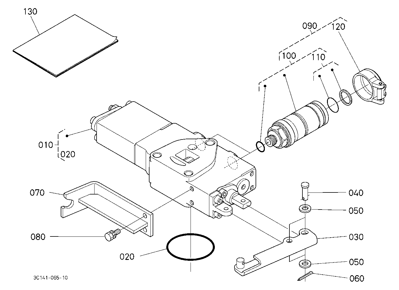 Auxiliary Control Valve Kit (Scd) (W/G No.M7604) [