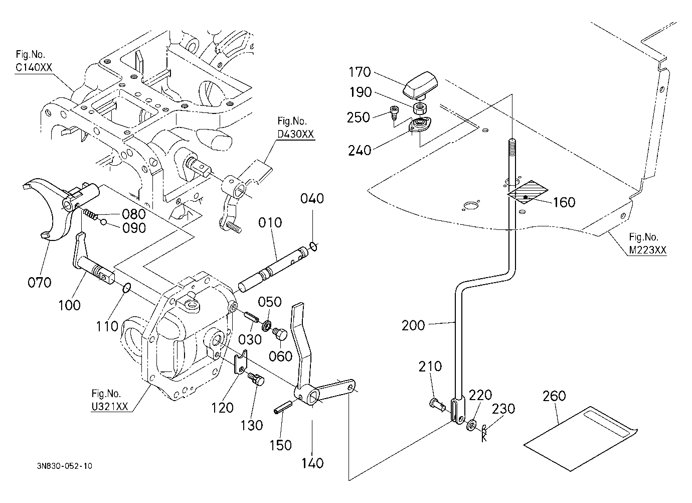 Creep Speed Kit (Shift Fork/Lever) (W/G No.M9293B)