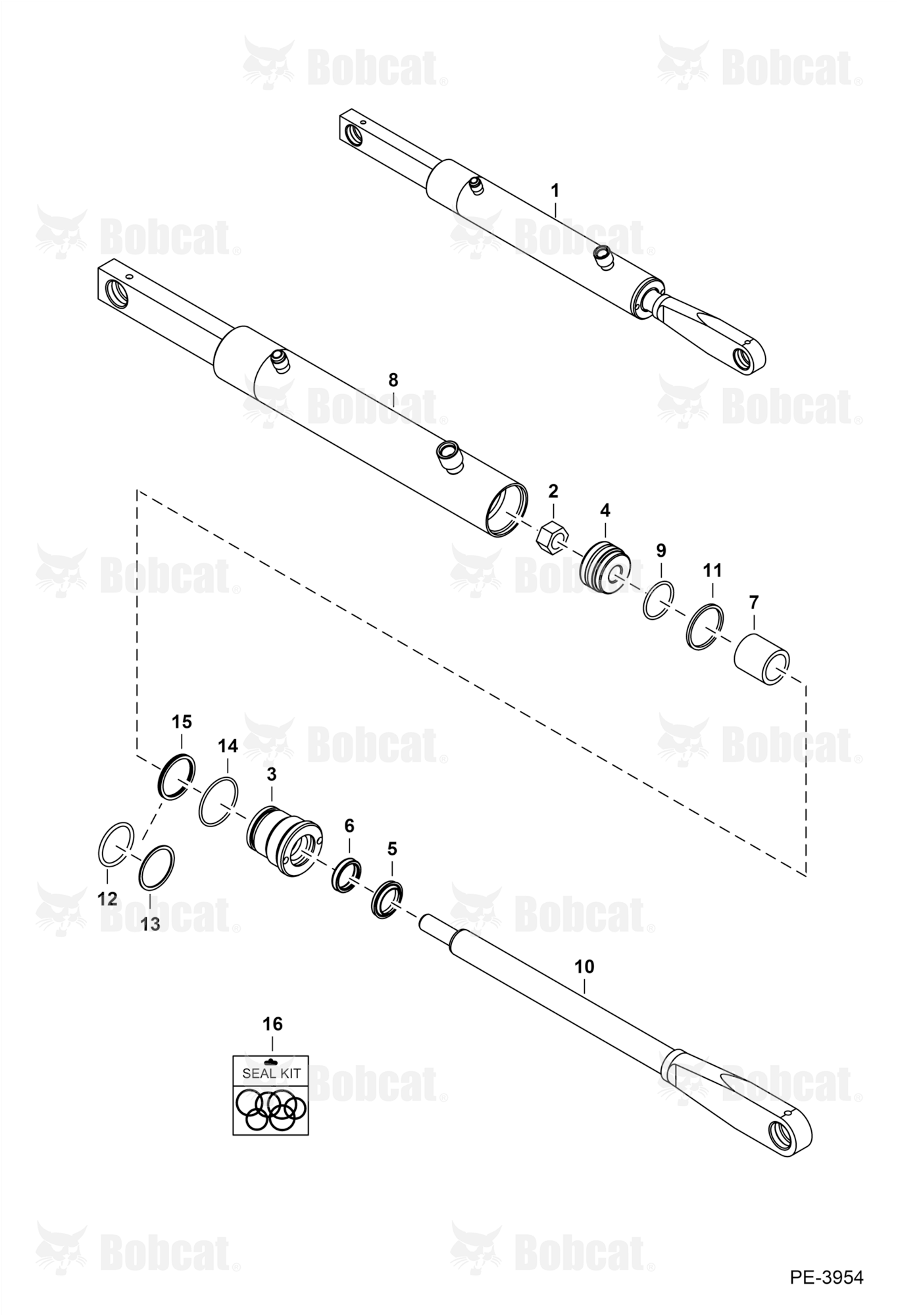 Power BOB-TACH (Cylinder) (Square Base End)