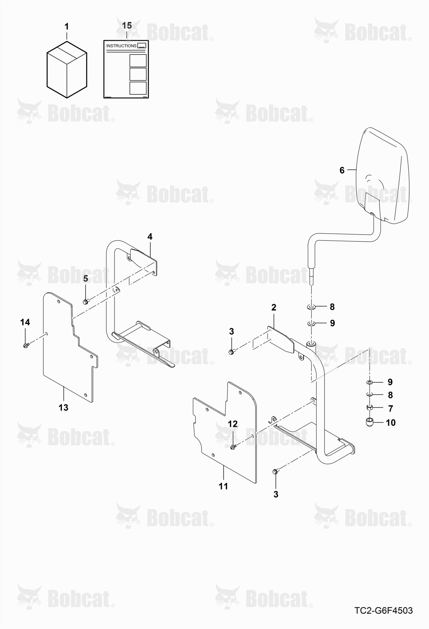 Rear View Mirror Kit