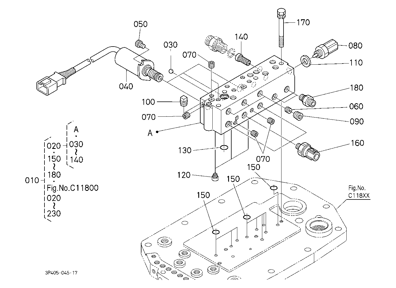 Power Shift Valve (Upper) [Component Parts]