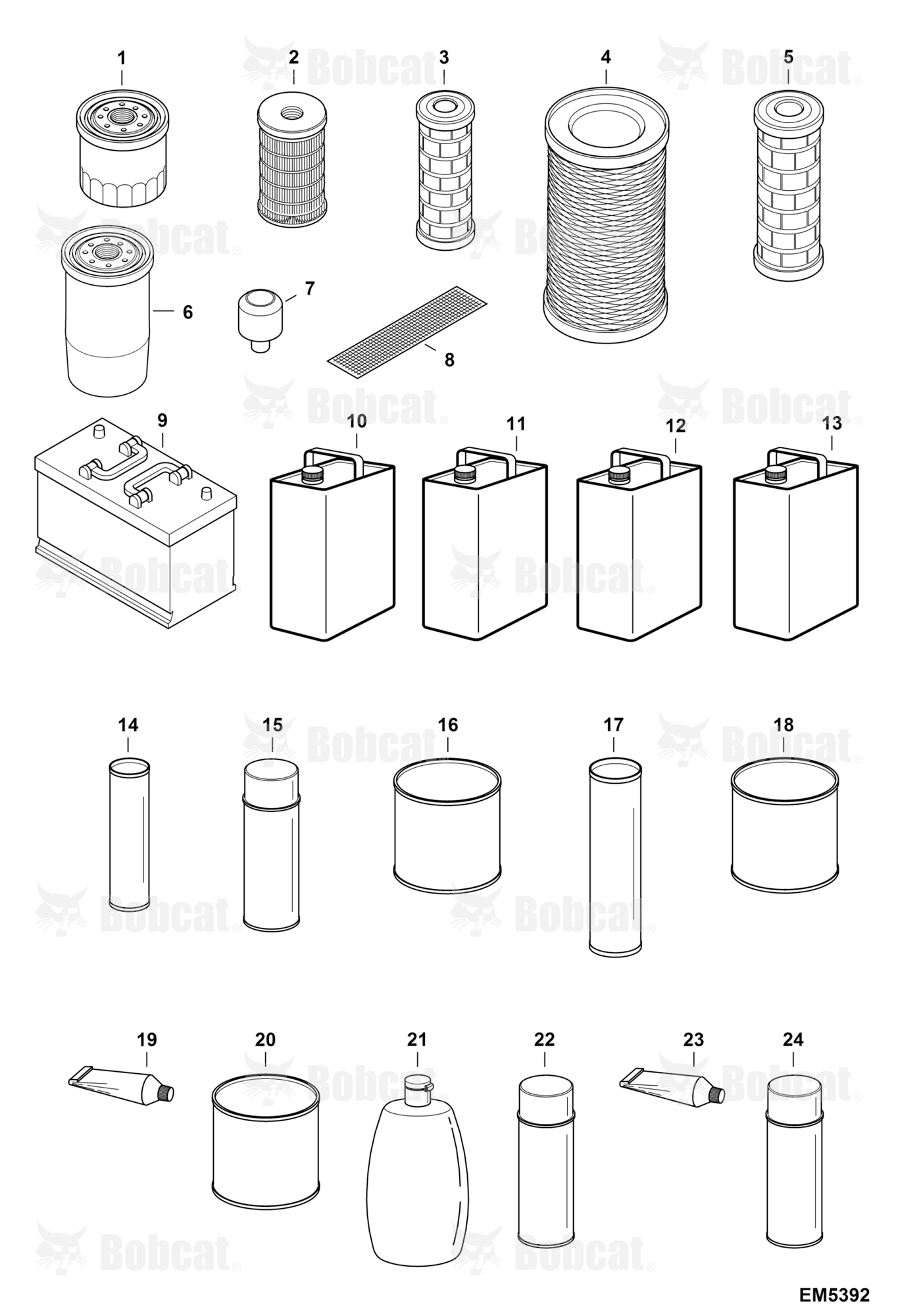 Maintenance Items (Service Parts)